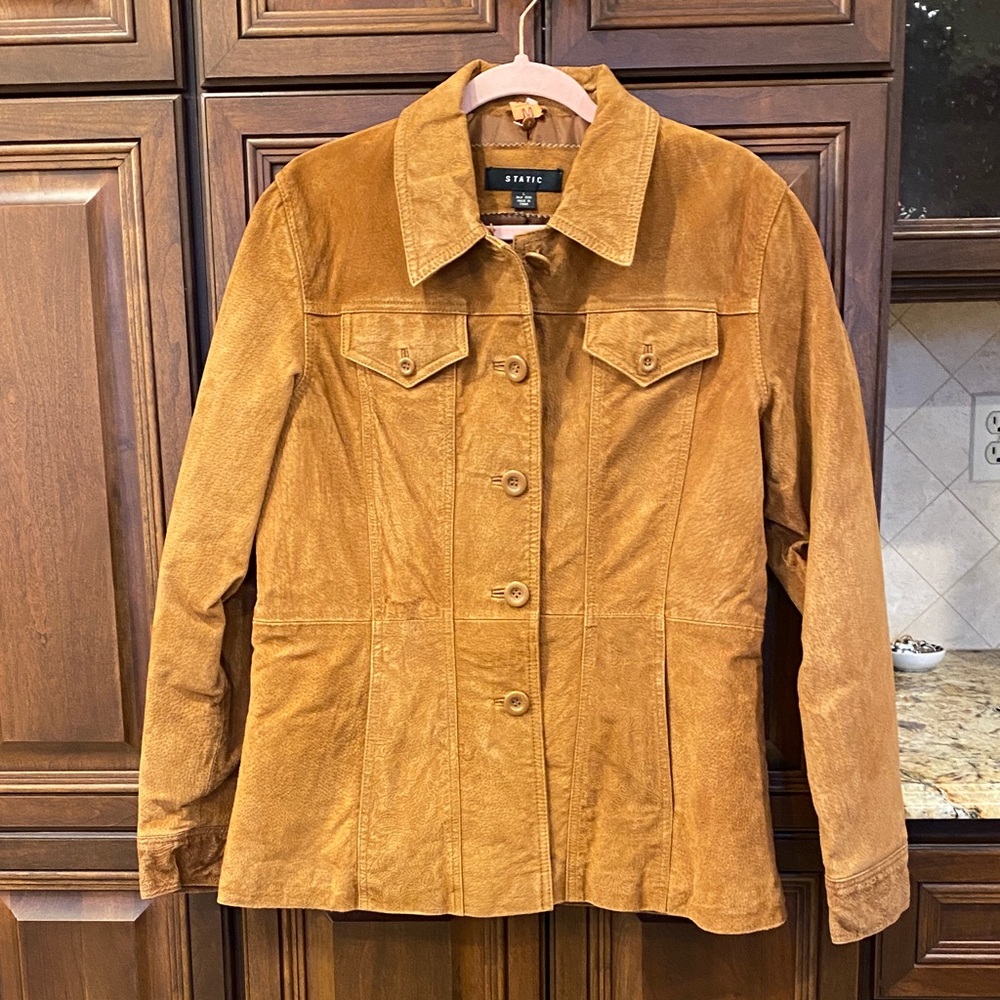 STATIC Leather Coat Jacket